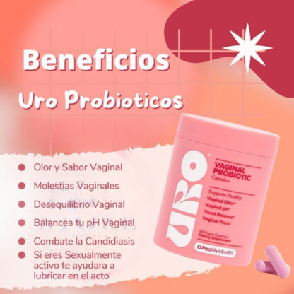 Probiótico vaginal URO